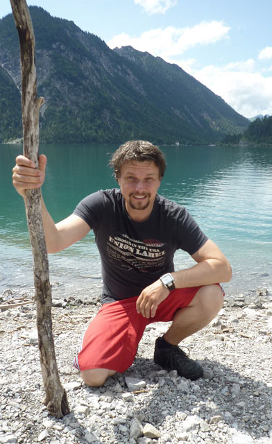 Outdoor hiking at a lake in USA